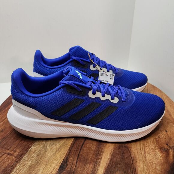 Adidas RunFalcon 3.0 Men’s Running Shoes – Size 12 Blue | New in Box - Picture 2 of 9